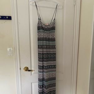 Summer Pattern Floor-length Dress